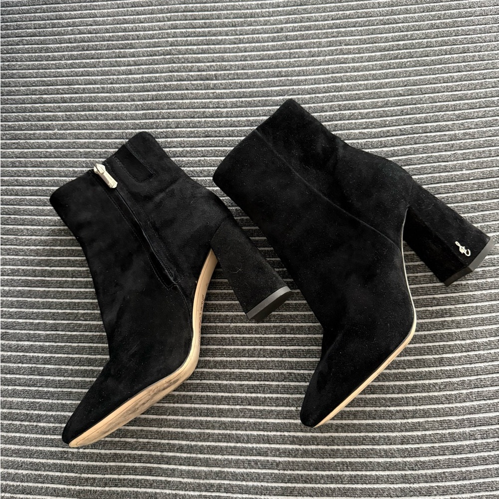 Black Suede Ankle Boots